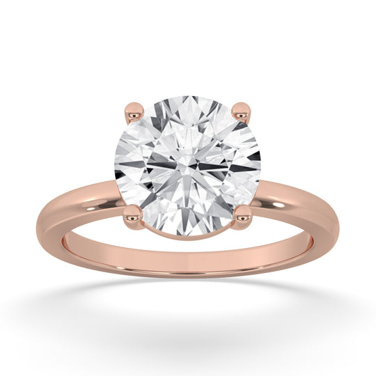 Round Engagement Ring