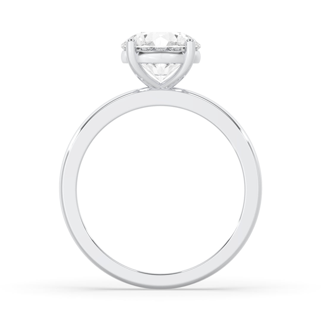 Round Engagement Ring