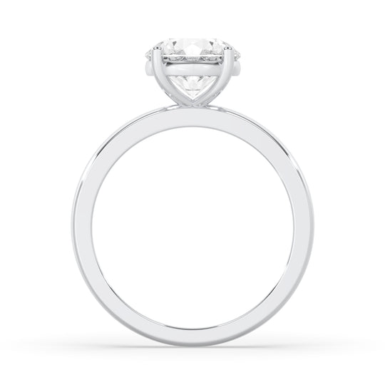 Round Engagement Ring