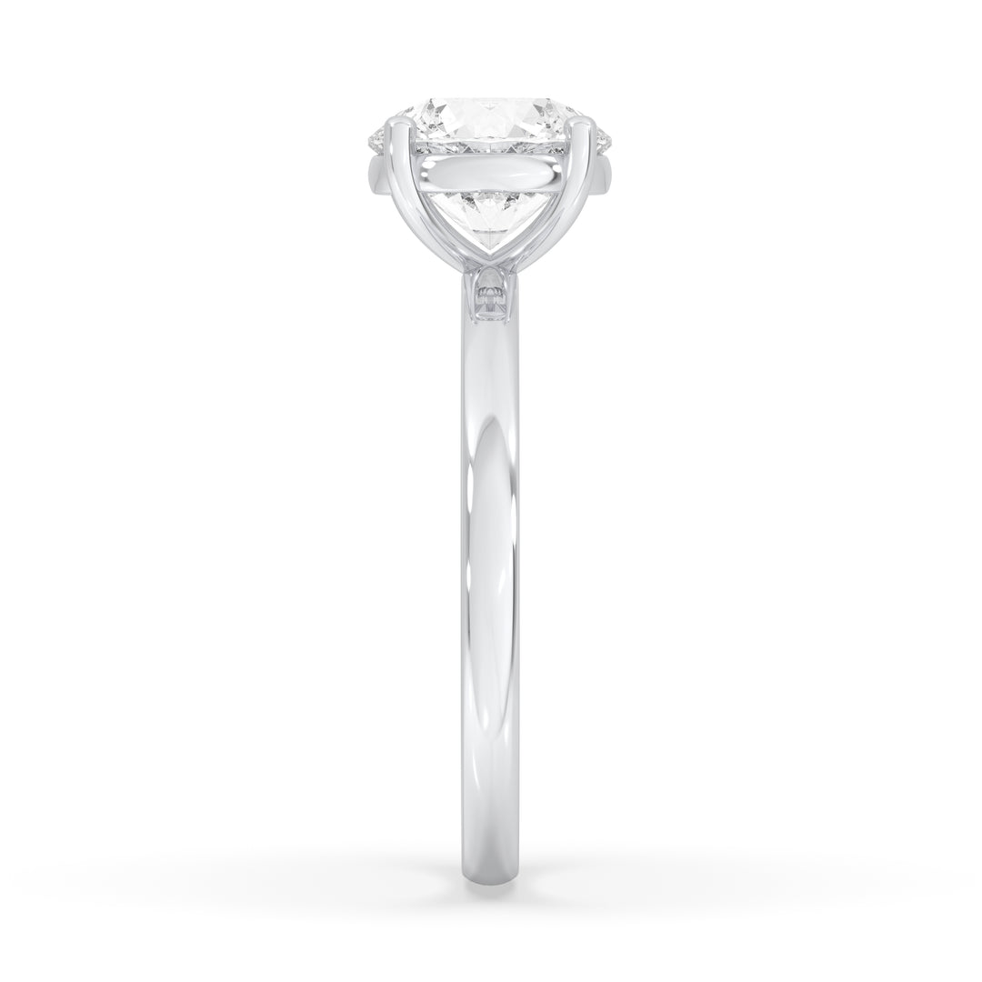Round Engagement Ring