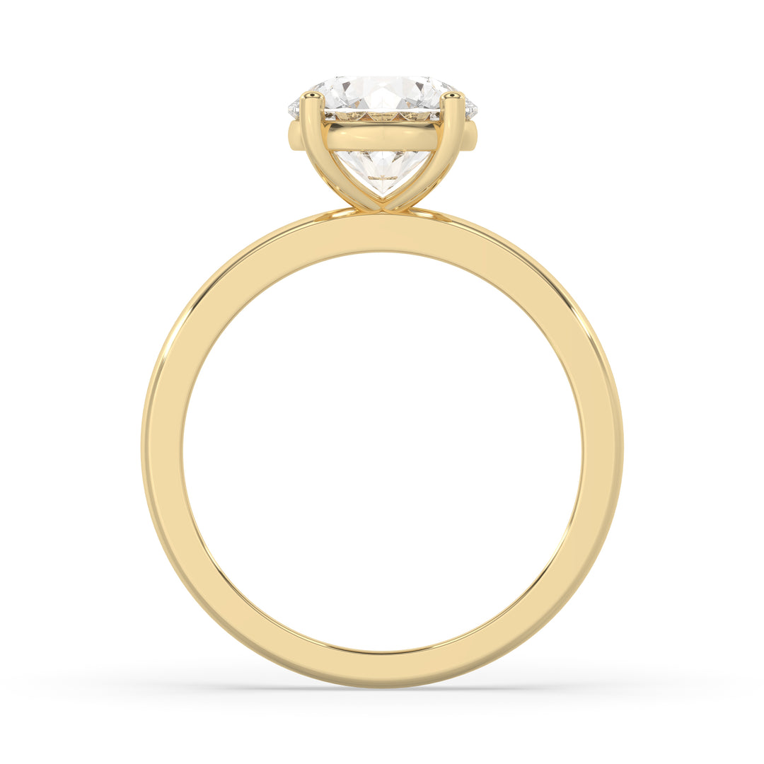 Round Engagement Ring