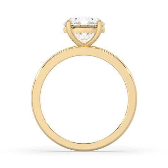 Round Engagement Ring