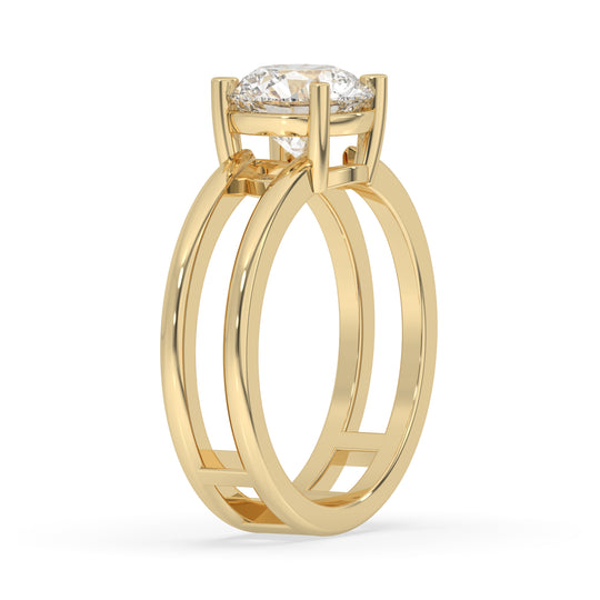 Cushion Engagement Ring