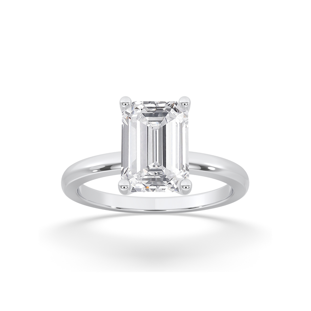Emerald Engagement Ring
