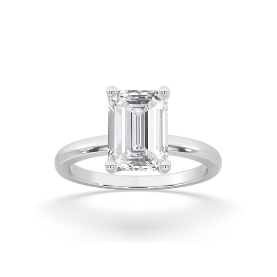Emerald Engagement Ring