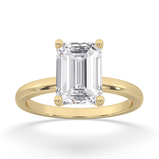 Emerald Engagement Ring