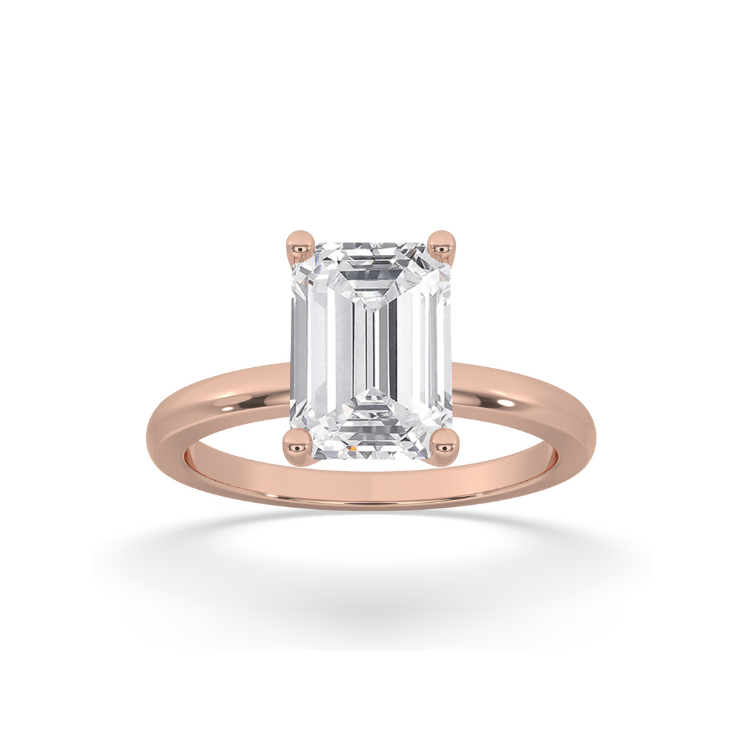 Emerald Engagement Ring
