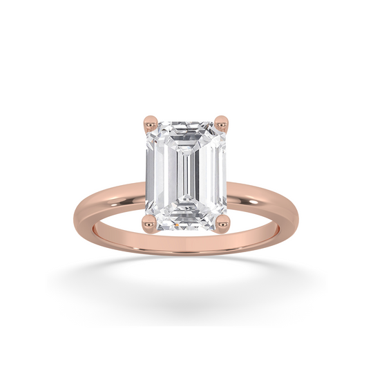 Emerald Engagement Ring