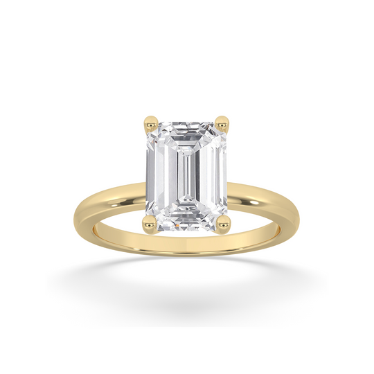 Emerald Engagement Ring