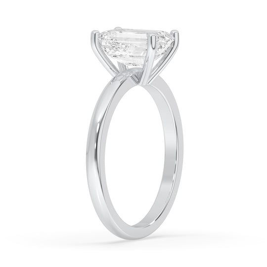 Emerald Engagement Ring