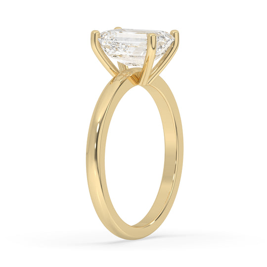 Emerald Engagement Ring