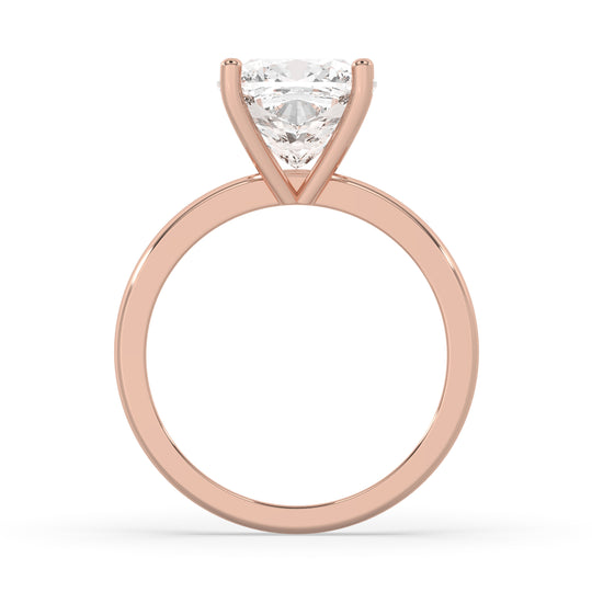 Round Open Setting Engagement Ring