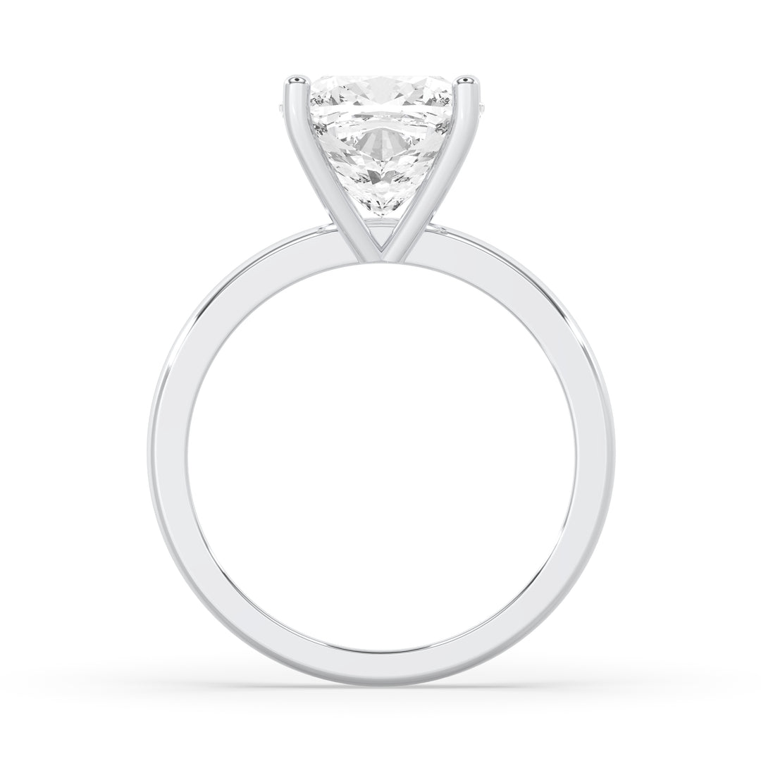 Round Open Setting Engagement Ring