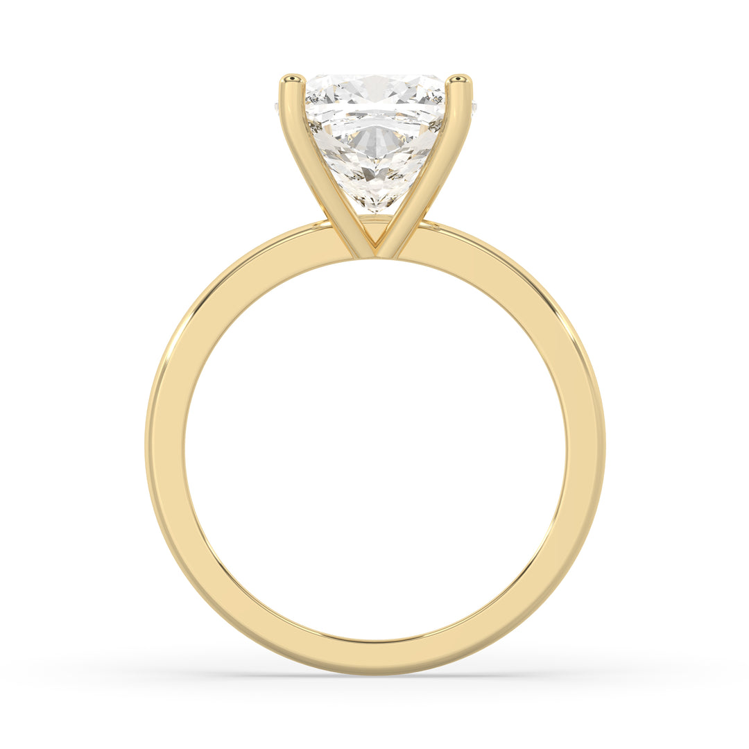 Round Open Setting Engagement Ring
