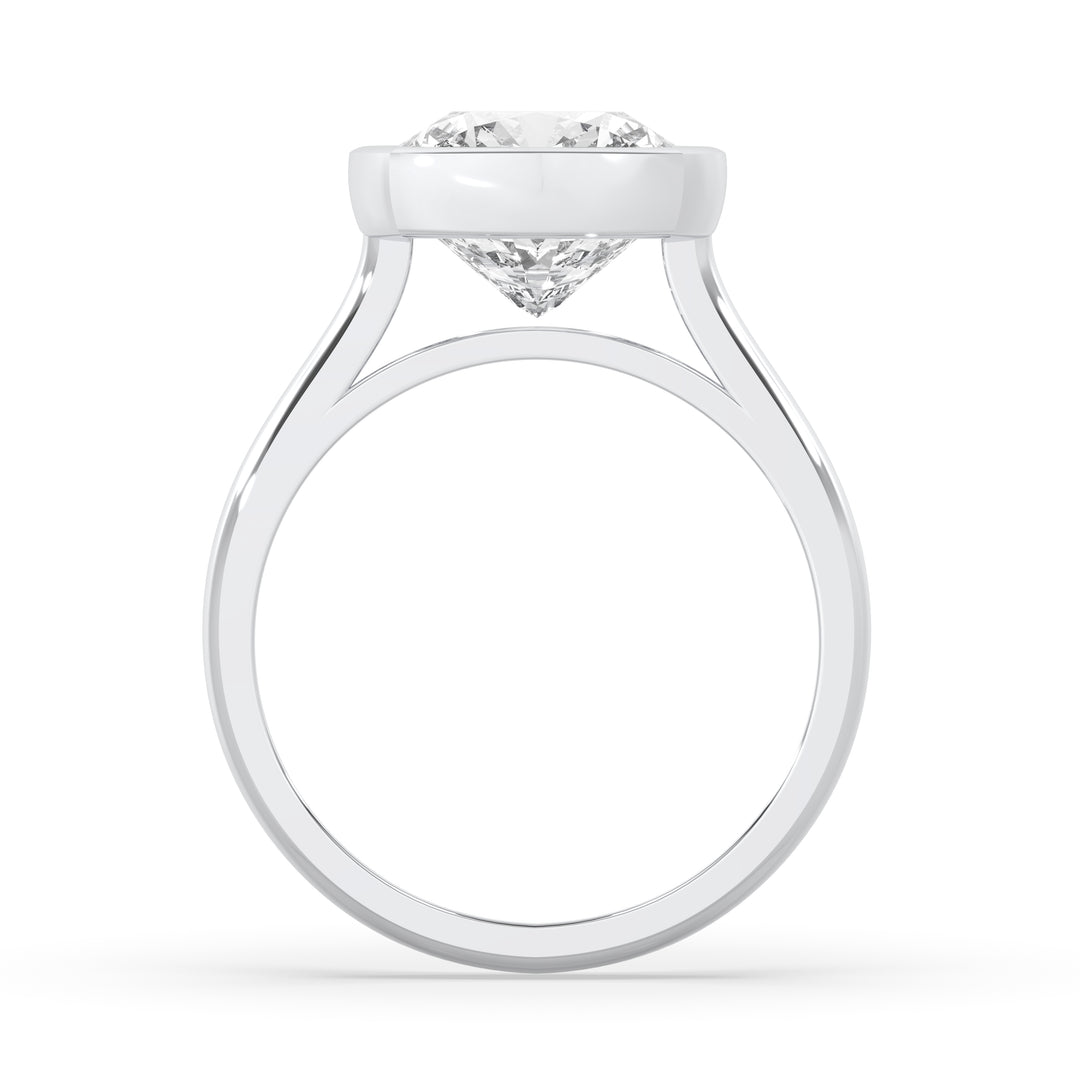 Cushion Bezel Set Ring