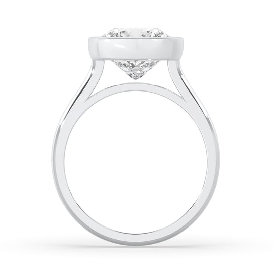 Cushion Bezel Set Ring