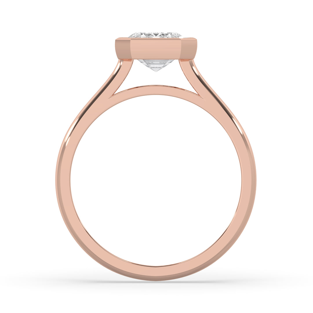 Emerald Bezel Set Band