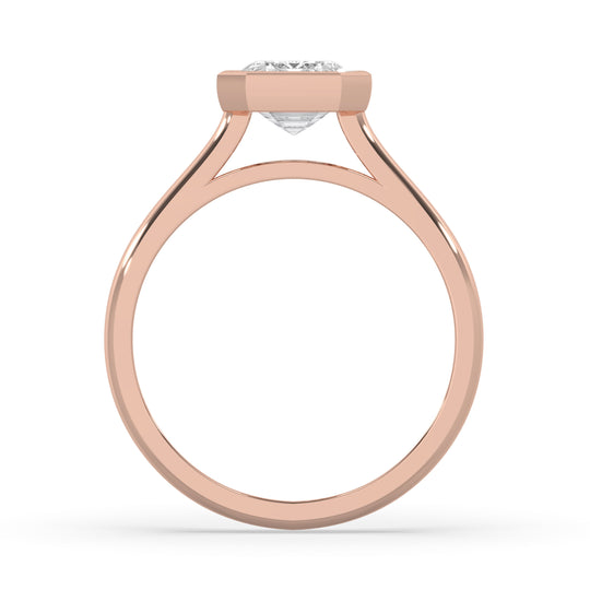 Emerald Bezel Set Band
