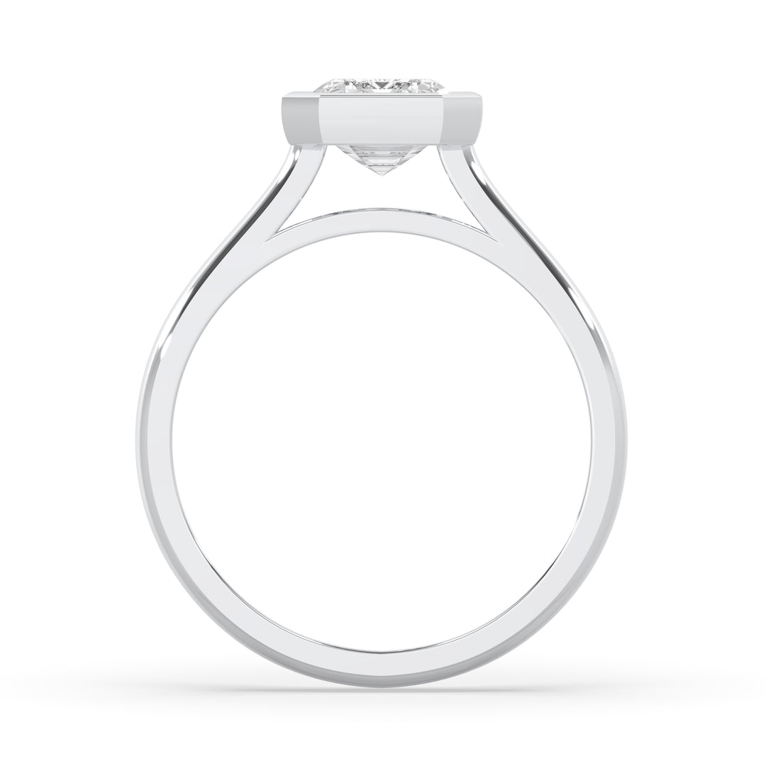 Emerald Bezel Set Band