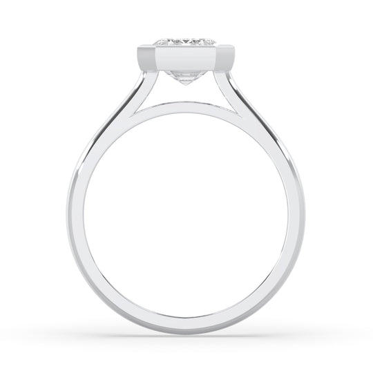 Emerald Bezel Set Band