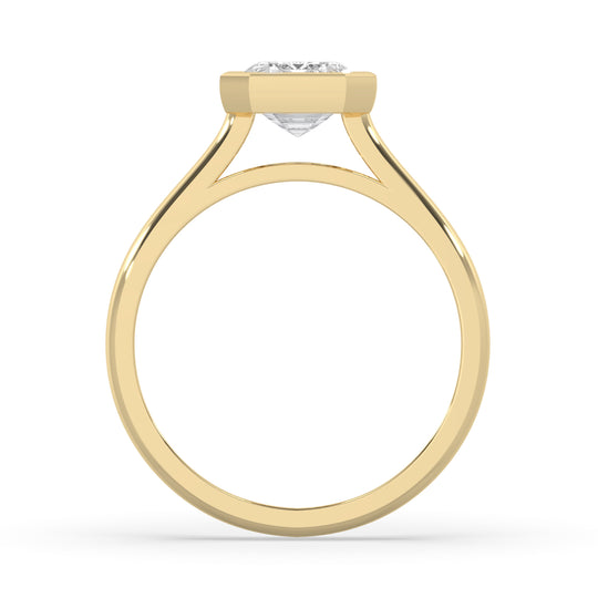 Emerald Bezel Set Band