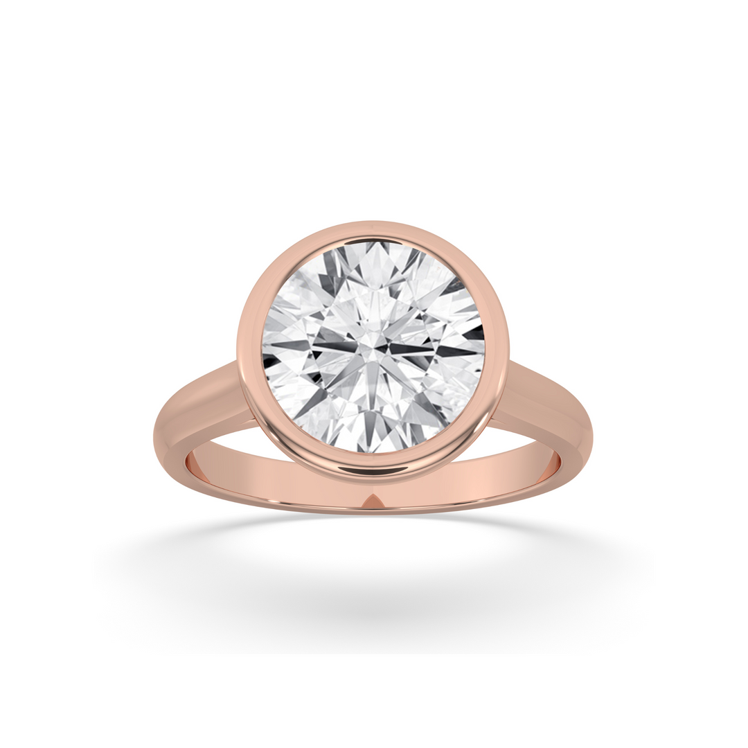 Round Engagement Ring