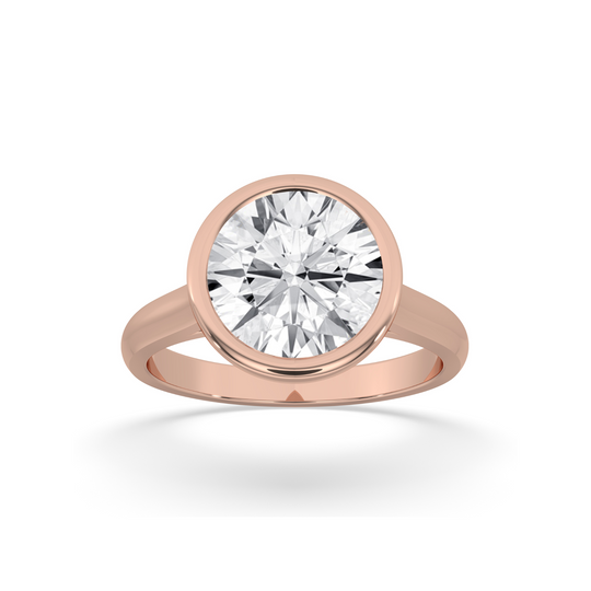 Round Engagement Ring