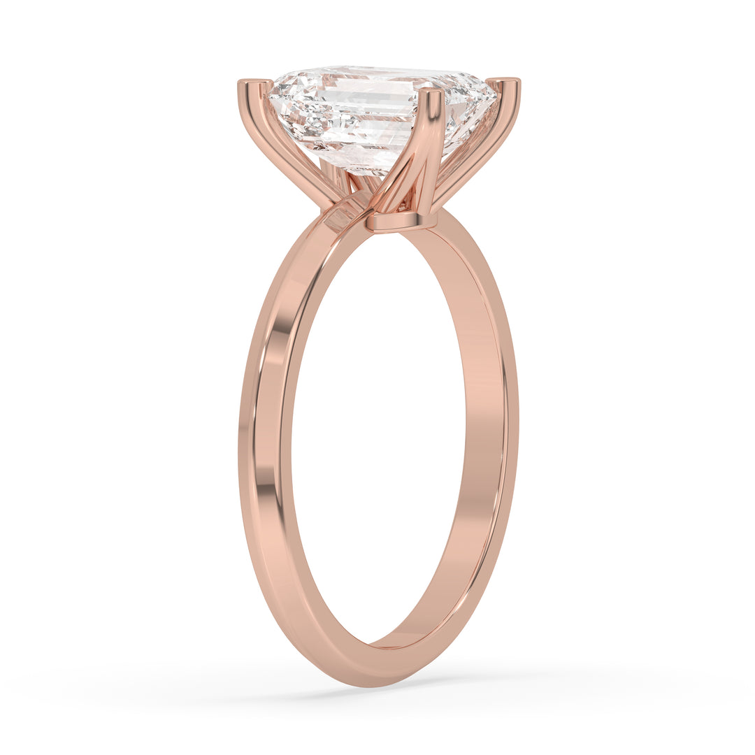 Emerald Engagement Ring