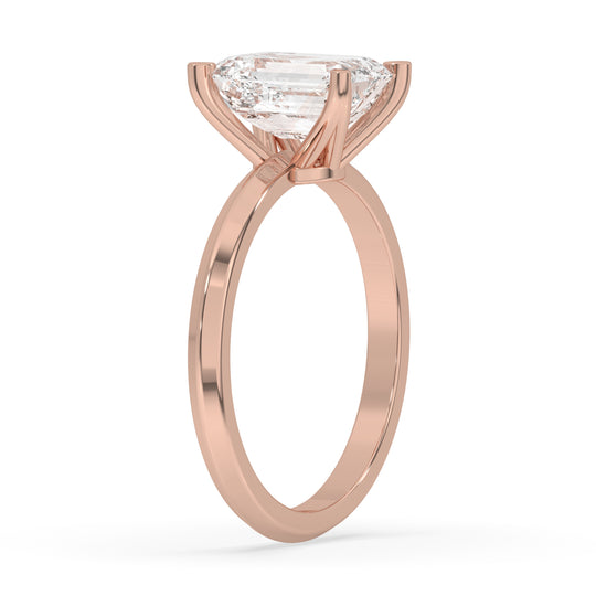 Emerald Engagement Ring