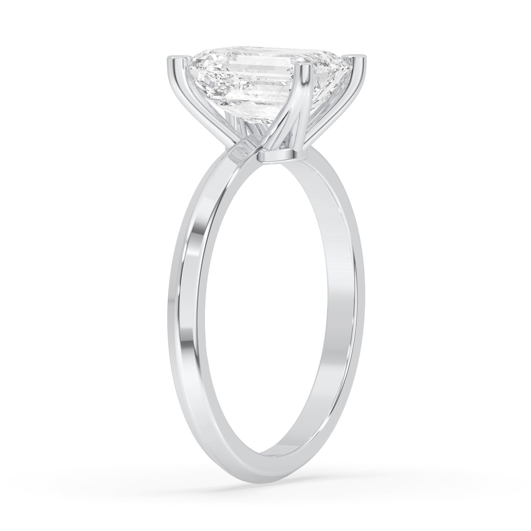 Emerald Engagement Ring
