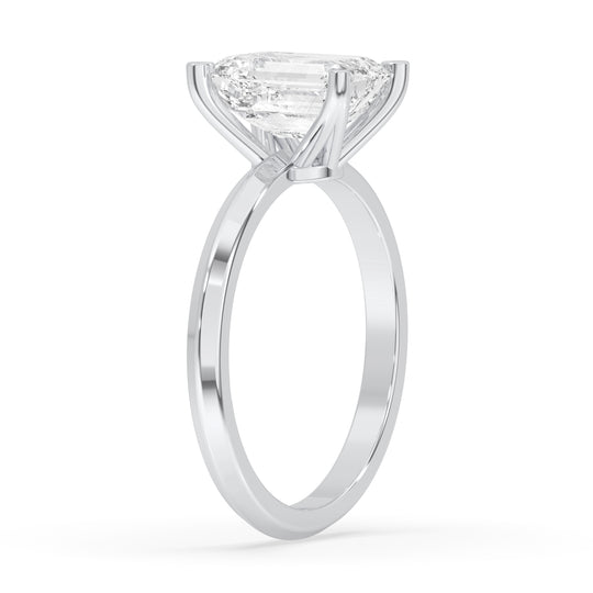 Emerald Engagement Ring
