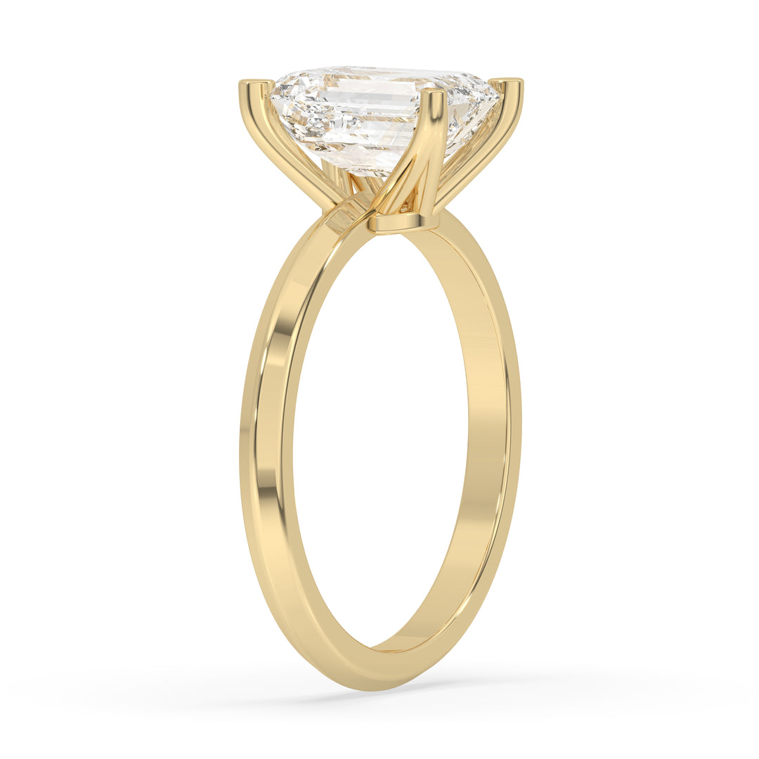 Emerald Engagement Ring