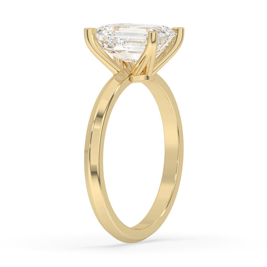 Emerald Engagement Ring