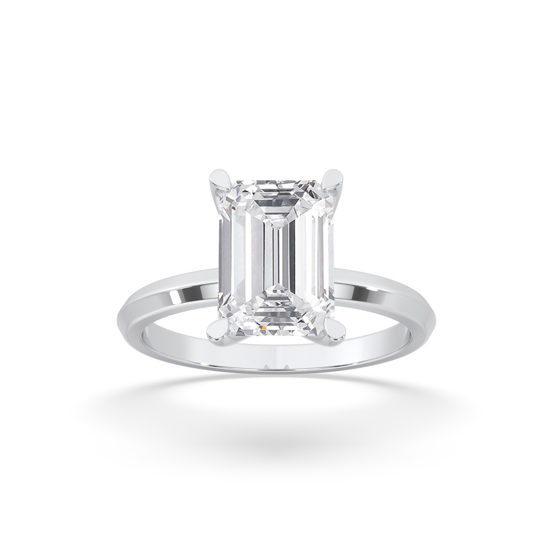 Emerald Engagement Ring