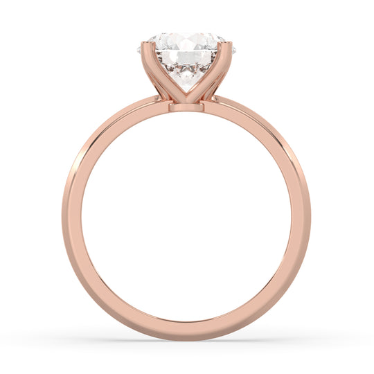 Round Engagement Ring