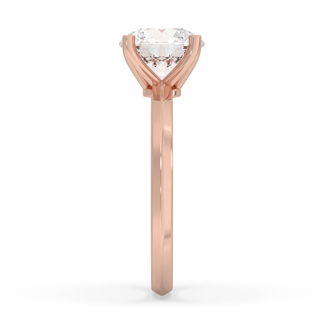 Round Engagement Ring