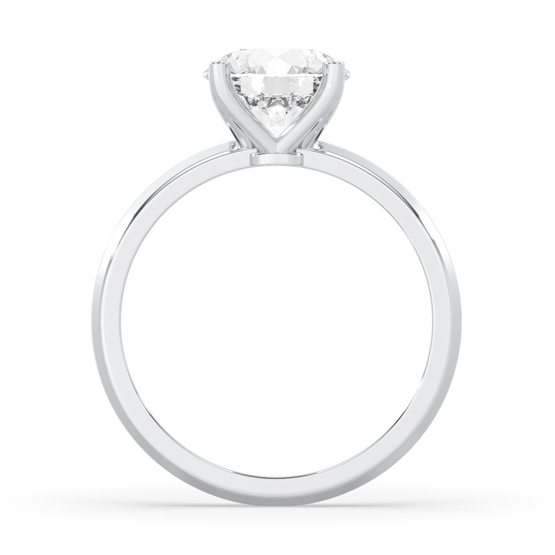 Round Engagement Ring