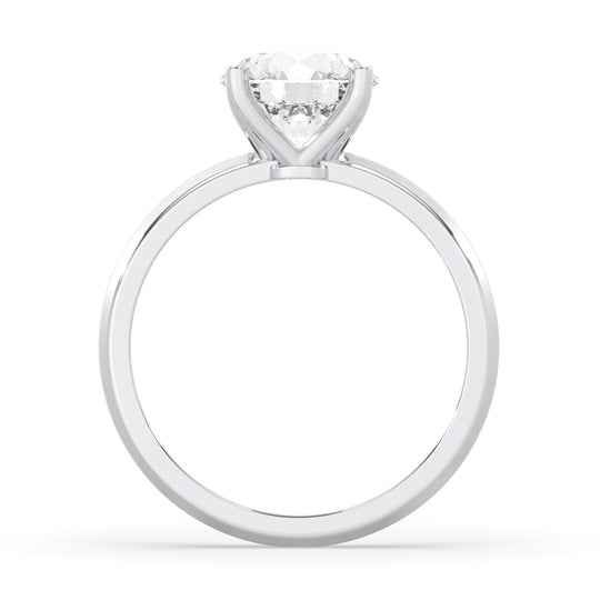 Round Engagement Ring
