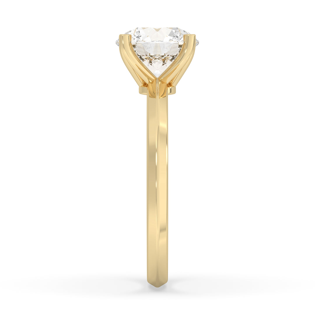Round Engagement Ring
