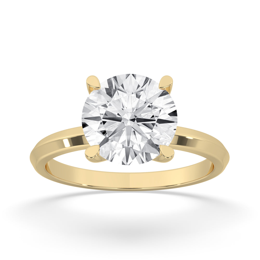 Round Engagement Ring
