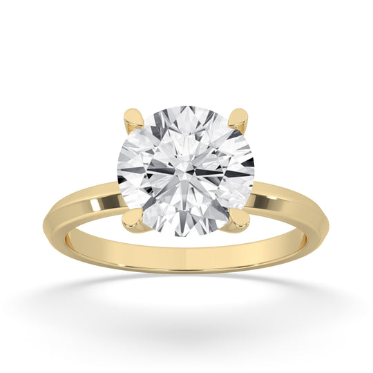 Round Engagement Ring
