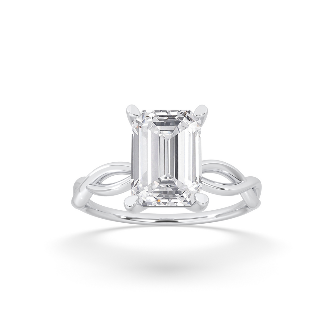 Emerald Engagement Ring