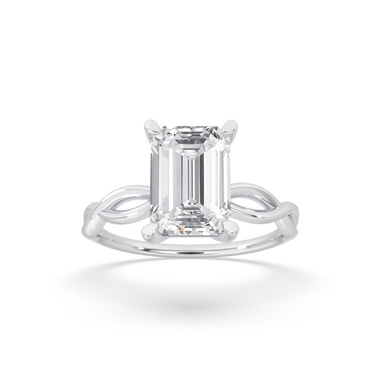 Emerald Engagement Ring