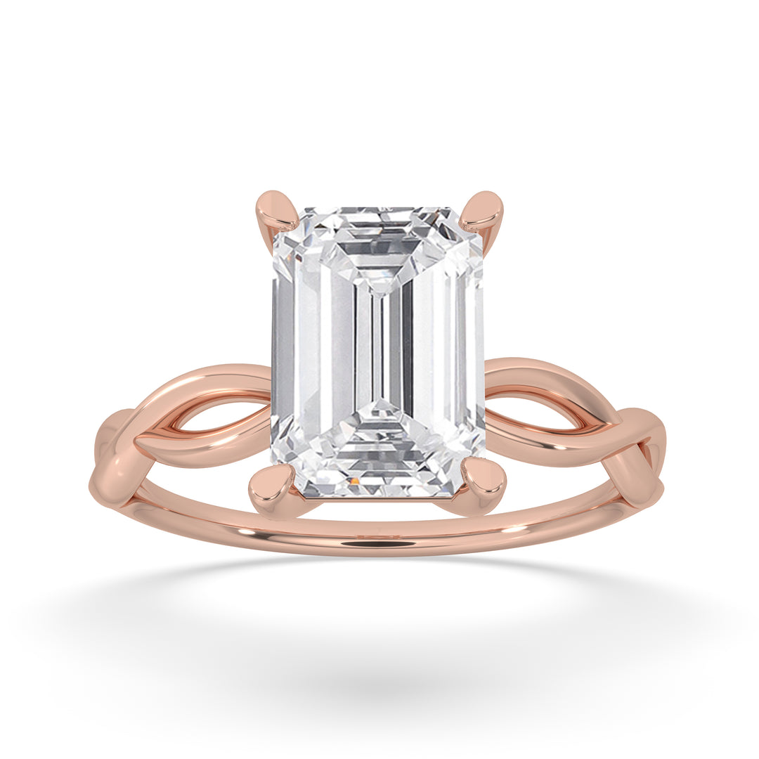 Emerald Engagement Ring
