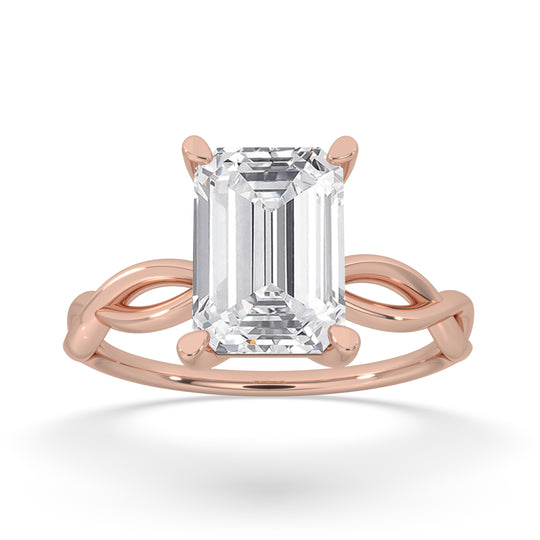 Emerald Engagement Ring