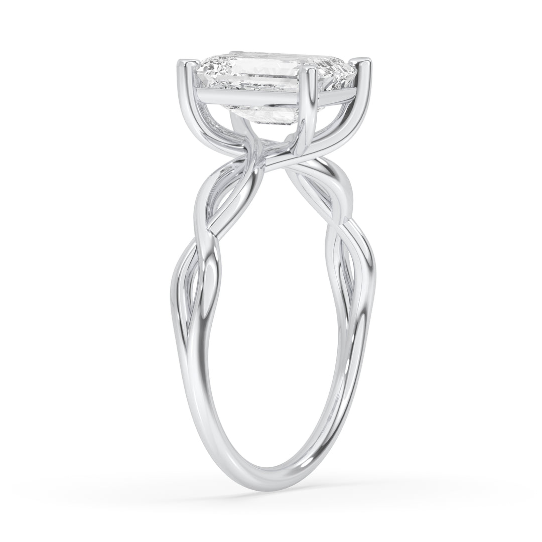 Emerald Engagement Ring