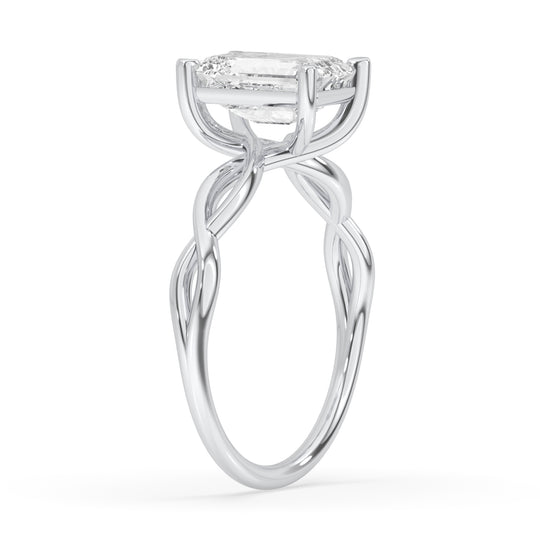 Emerald Engagement Ring