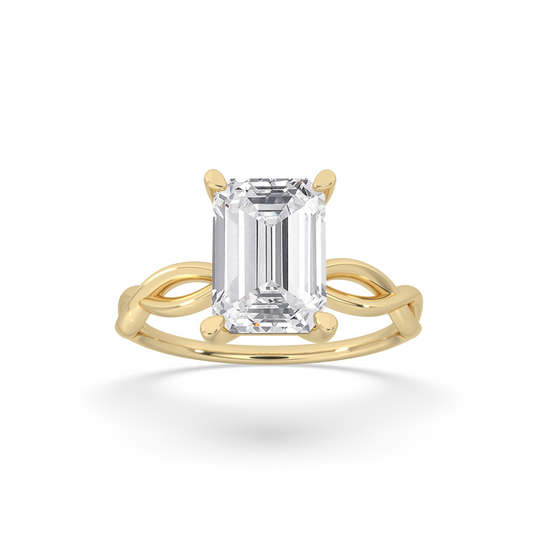 Emerald Engagement Ring