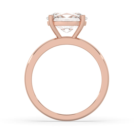 Oval East-West Engagement Ring