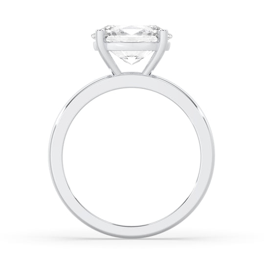 Oval East-West Engagement Ring